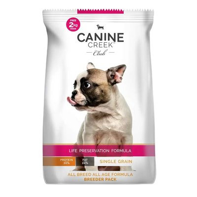 Canine Creek Club Single Grain Dry Dog Food Canine Creek