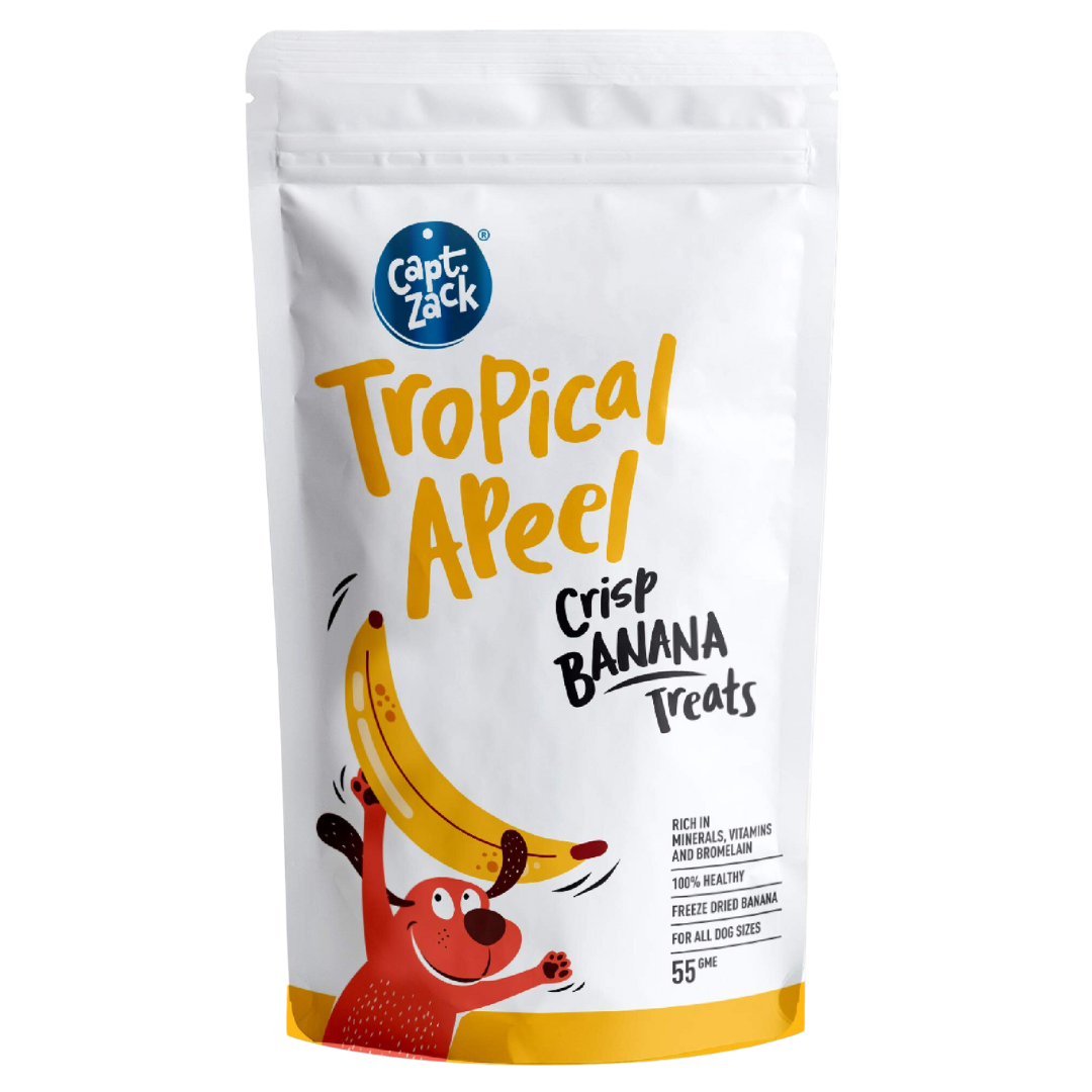 Captain Zack Tropical Apeel Crisp Banana Treats Captain Zack