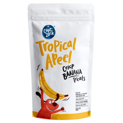 Captain Zack Tropical Apeel Crisp Banana Treats Captain Zack