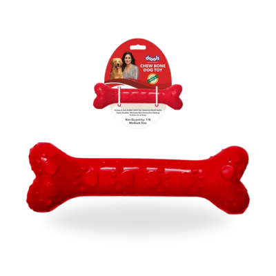 Drools Non-Toxic Rubber Chew Bone Teething Toy For Dogs Drools