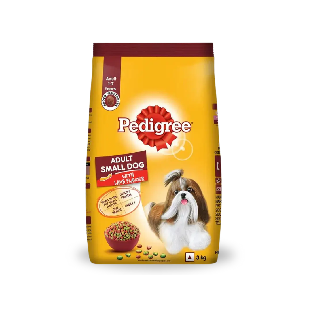 Pedigree Adult Small Dog With Lamb Flavour Pedigree