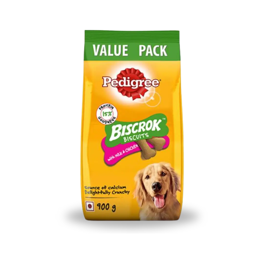 Pedigree Biscrok Biscuits With Milk & Chicken Pedigree