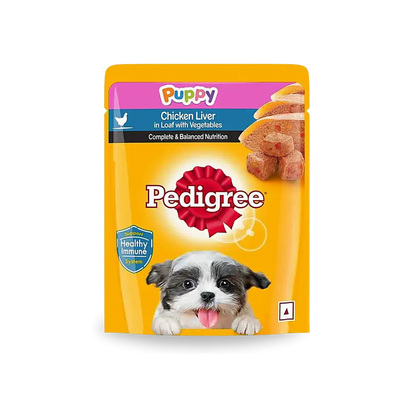 Pedigree Chicken Chunks In Gravy Pouch - Puppy Pedigree