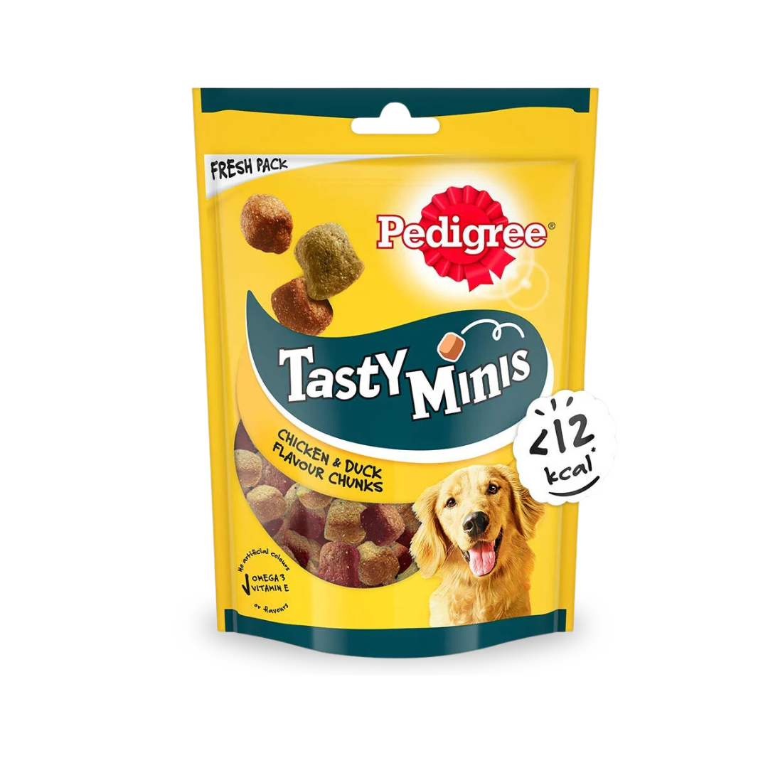 Pedigree Tasty Minis Cubes With Chicken & Duck Flavour Chunks Pedigree