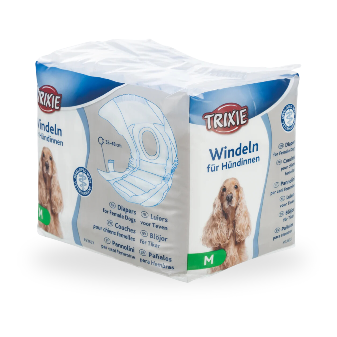 Trixie Diaper For Female Dogs (32 - 48 cm) - Medium Trixie