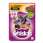 Whiskas Kitten (2-12 months) Mix Selection in Gravy, Wet Cat Food - Tuna in Jelly, 85g + Chicken in Gravy, 85g (pack of 48 Pouch)