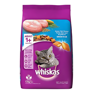 Whiskas 'Ocean Fish Flavour' Cat Dry Food(1.2Kg)