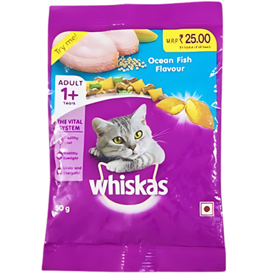 Whiskas 'Ocean Fish Flavour' Cat Dry Food(50g)