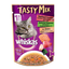 Whiskas Tasty Mix With Seafood Cocktail and Wakame Seaweed In Gravy (Pouch)